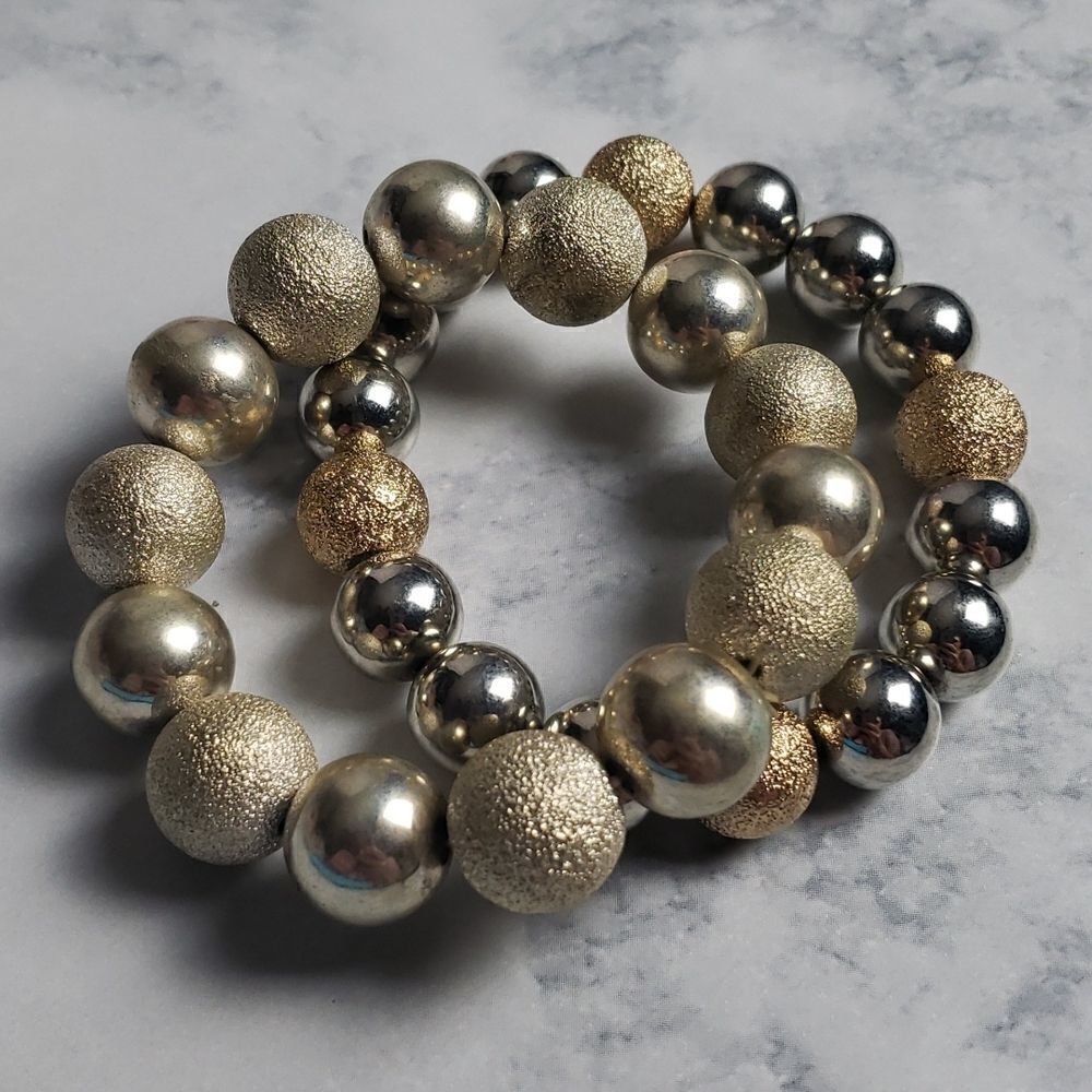 ‎Pearl Silver, Gold Bracelets